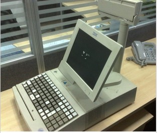 【IBM POS 8成新】超市收款机收银机sureone4614 A04/05液晶针打 深圳梅林