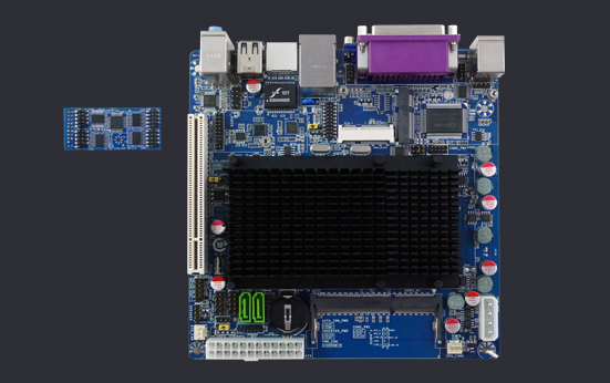 全新mini-ITX D2550主板 多媒体机/POS/排队机/一体机