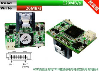 POS专用7PIN SATA固态硬盘，系统盘