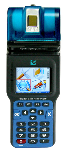 EH-0818带打印多功能指纹手持pos机