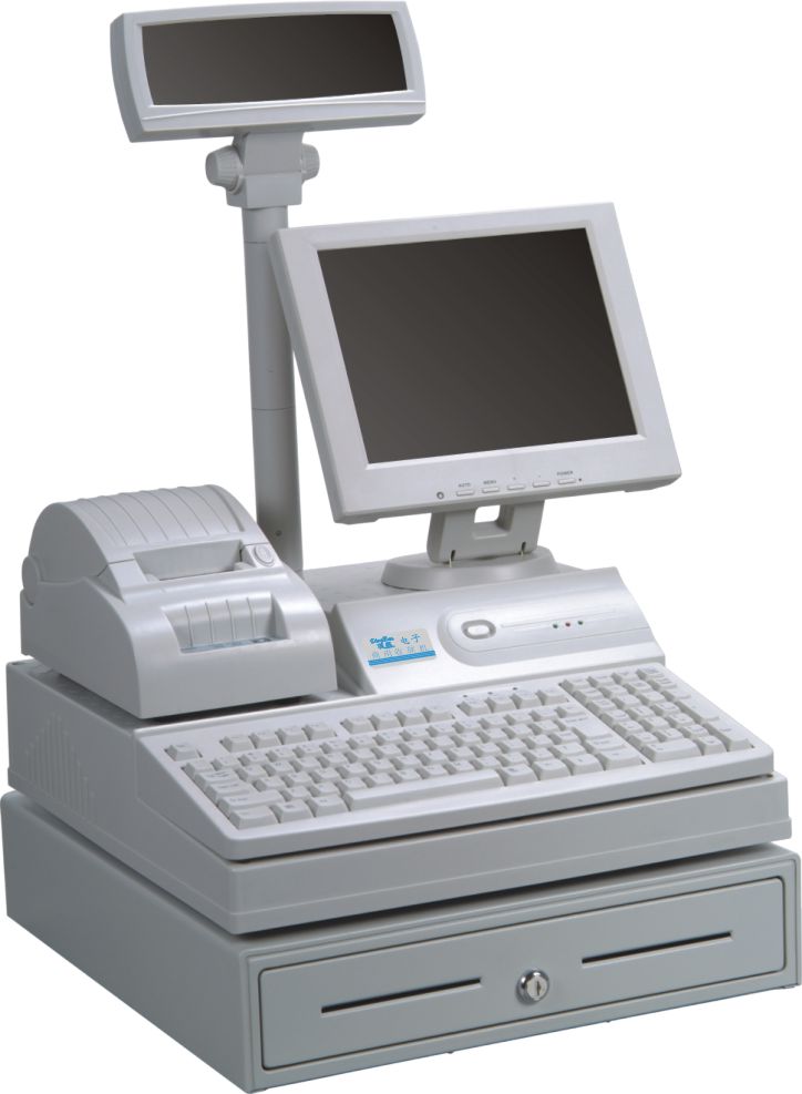 DR-4042白色液晶POS收银机收款机 上海