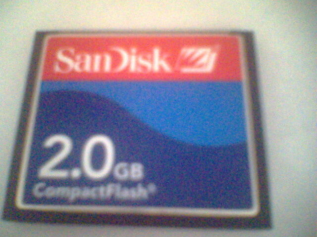 求购sandisk 2G cf卡