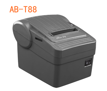 中崎打印机AB-T88自带切刀80MM易装纸的热敏小票打印机