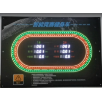 高端智能竞赛健身车显示屏