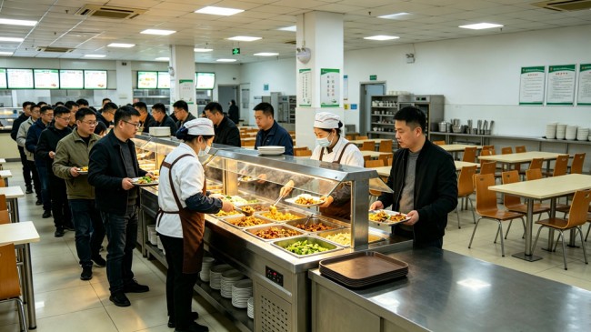 传统自助打餐模式