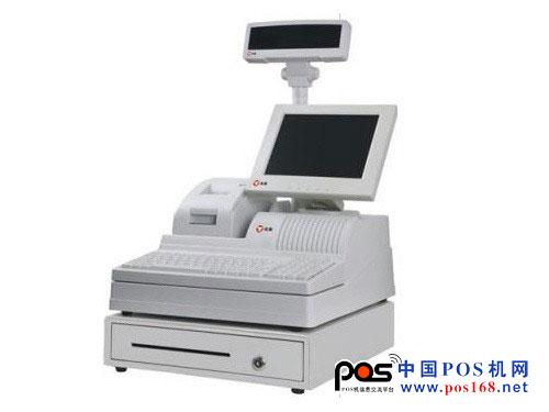 中国POS机网=轻松结账 浩顺M-6000收款机潍坊报3200