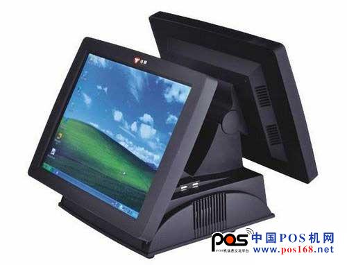 武汉浩顺M6600双屏幕收款机金谷3350--中国POS机网