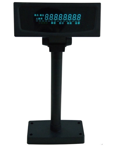 优创 PD-081V 数字型真空荧光管（VFD）顾客显示器，可旋转客户显示器
