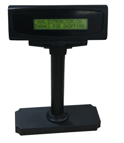 优创 EC-2002S LCD英文字符型顾客显示器，高亮度液晶客户显示器